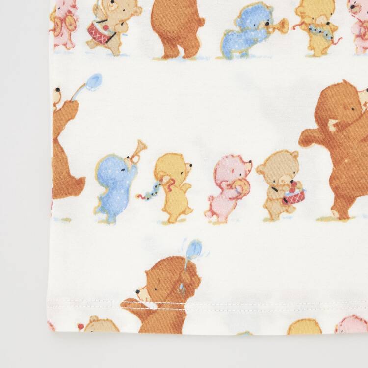 Uniqlo Picturebook Ut Grafika Tricko Pre Babatka Biele | YLTZIV-218