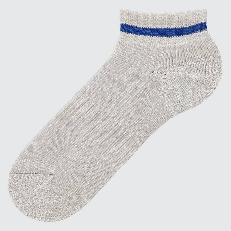 Uniqlo Pile Plating Kratke Ponozky Panske Siva | MVUXRH-378