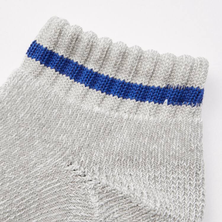 Uniqlo Pile Plating Kratke Ponozky Panske Siva | MVUXRH-378
