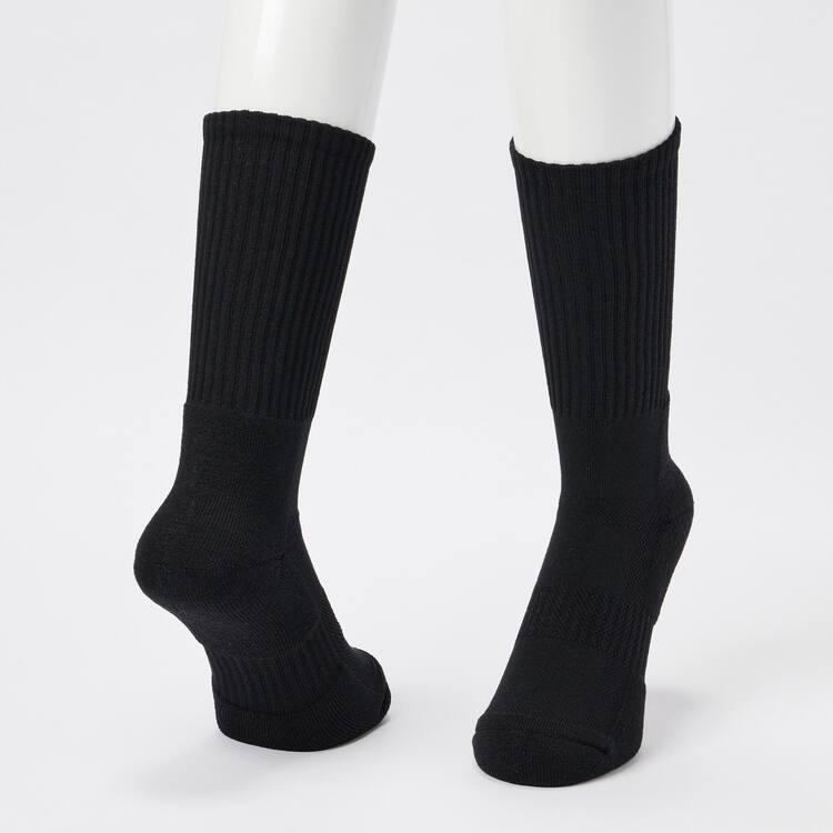 Uniqlo Pile Ponozky Panske Čierne | GNBYXP-382