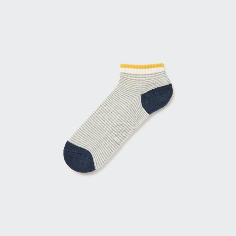 Uniqlo Pile Pruhované Kratke Ponozky Panske Siva | URHIQS-798