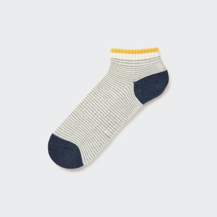 Uniqlo Pile Pruhované Kratke Ponozky Panske Siva | URHIQS-798