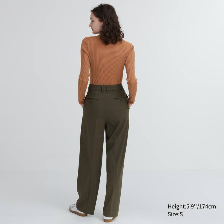 Uniqlo Plisované Siroke Topanky Nohavice Damske Siva | DHEIBT-402