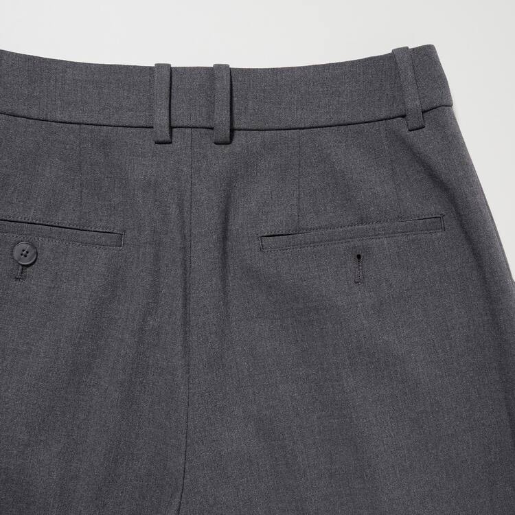 Uniqlo Plisované Siroke Topanky Nohavice Damske Siva | DHEIBT-402