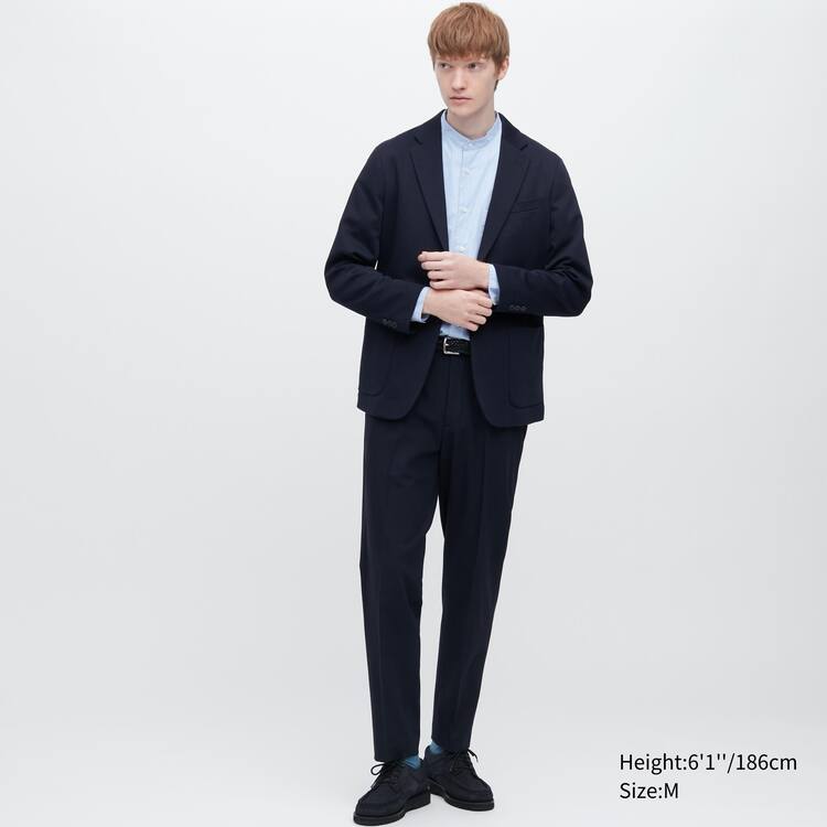 Uniqlo Pohodlie Bundy Panske Námornícka Modrá | BWPADV-196