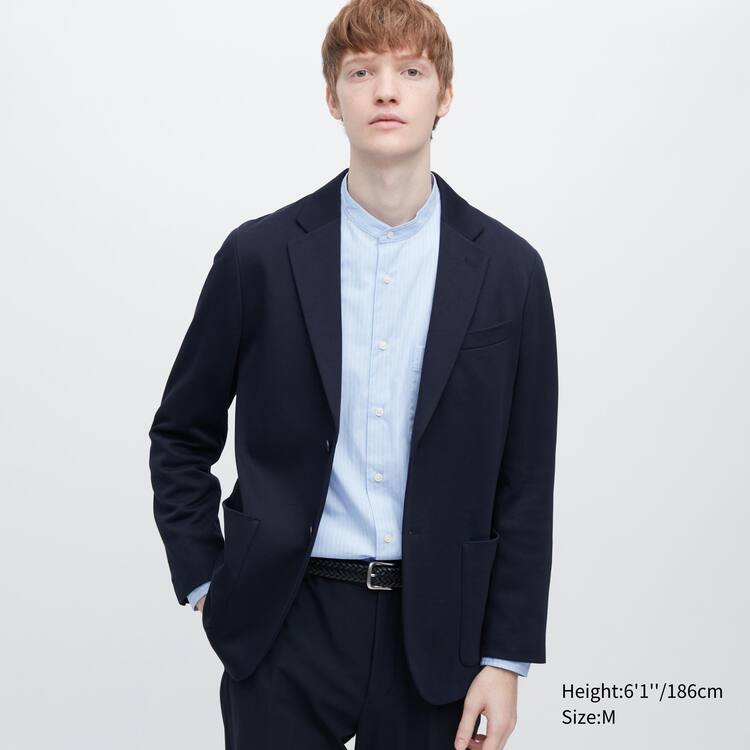 Uniqlo Pohodlie Bundy Panske Námornícka Modrá | BWPADV-196