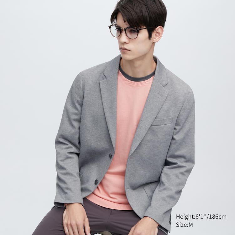 Uniqlo Pohodlie Obleky Panske Siva | TYHBJN-835