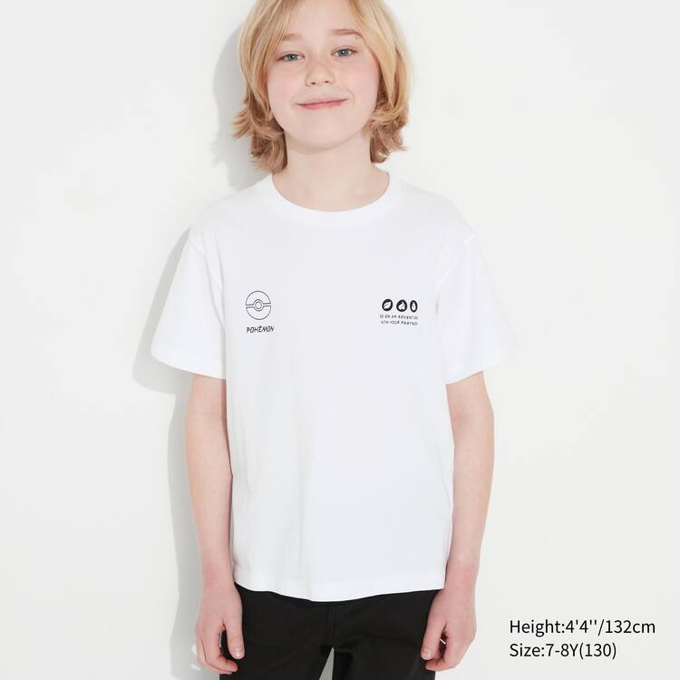 Uniqlo Pokemon Ut Grafika Tricko Detske Biele | WCYHXI-973