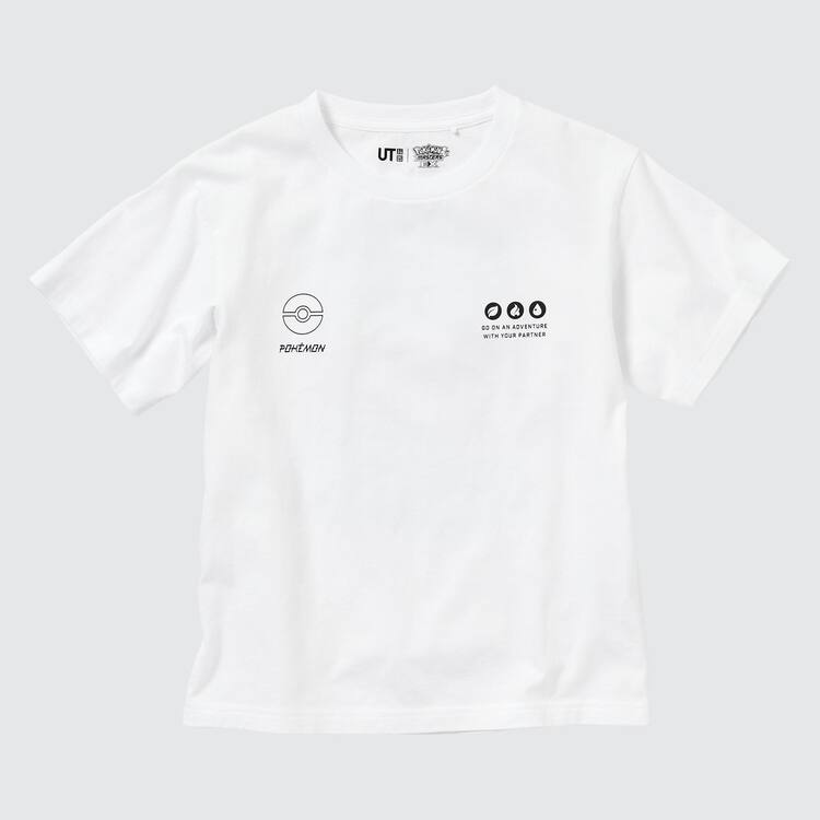 Uniqlo Pokemon Ut Grafika Tricko Detske Biele | WCYHXI-973