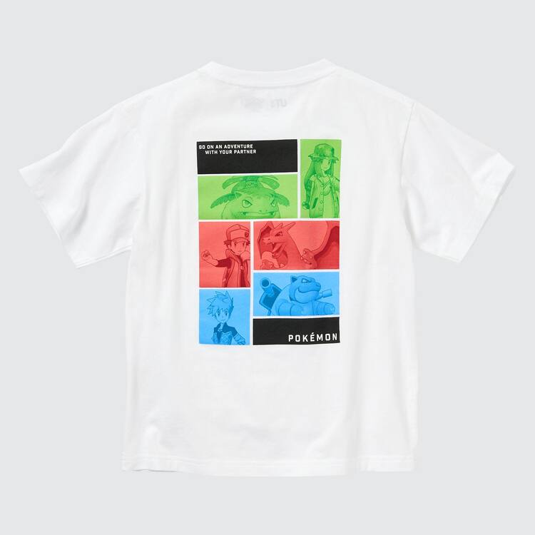 Uniqlo Pokemon Ut Grafika Tricko Detske Biele | WCYHXI-973