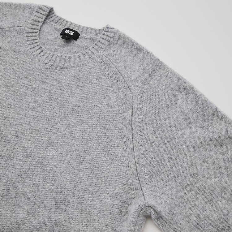 Uniqlo Premium Lambswool Crew Neck (2021 Season) Jumpers Panske Siva | JCIBNA-709