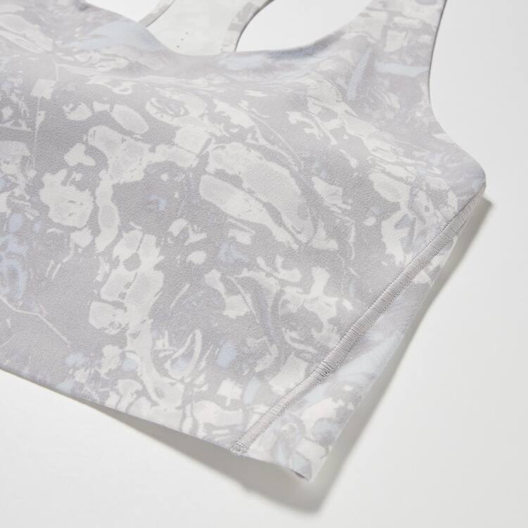 Uniqlo Printed Square Neck Active Wireless Podprsenky Damske Siva | IOVSFM-216