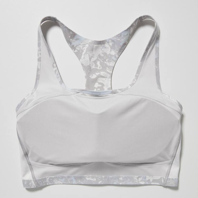 Uniqlo Printed Square Neck Active Wireless Podprsenky Damske Siva | IOVSFM-216