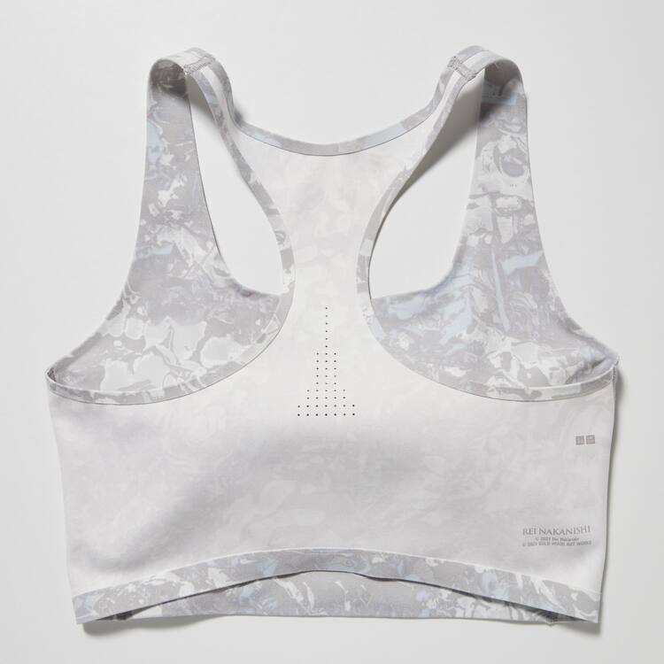 Uniqlo Printed Square Neck Active Wireless Podprsenky Damske Siva | IOVSFM-216