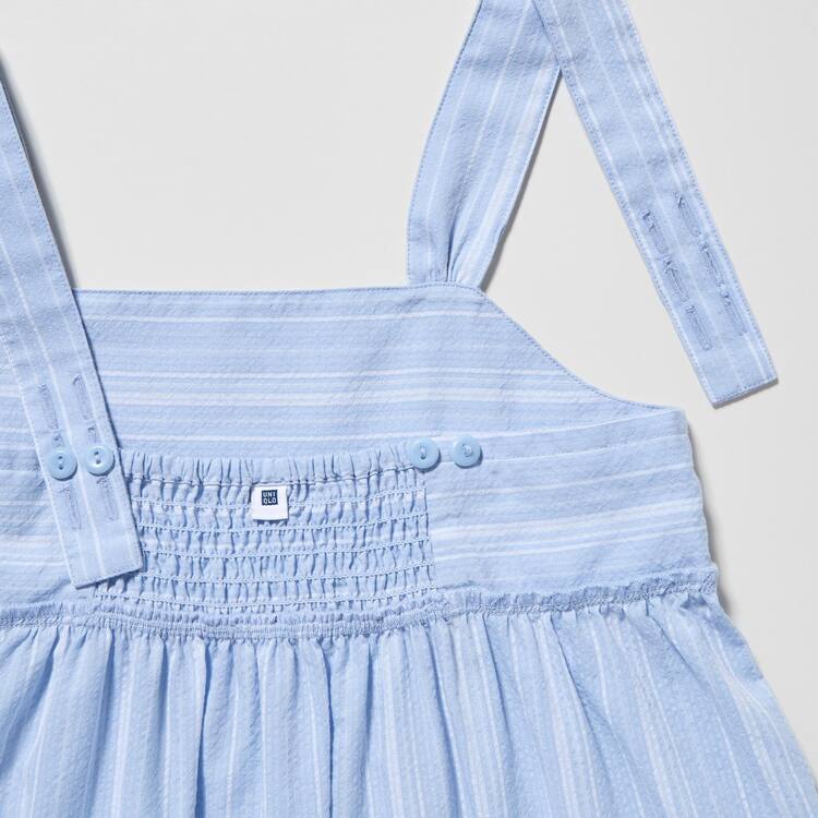 Uniqlo Pruhované Camisole Saty Detske Modre | JDQEHP-843