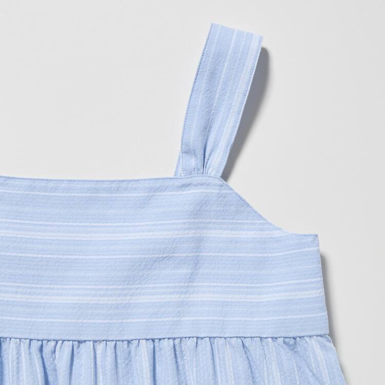 Uniqlo Pruhované Camisole Saty Detske Modre | JDQEHP-843