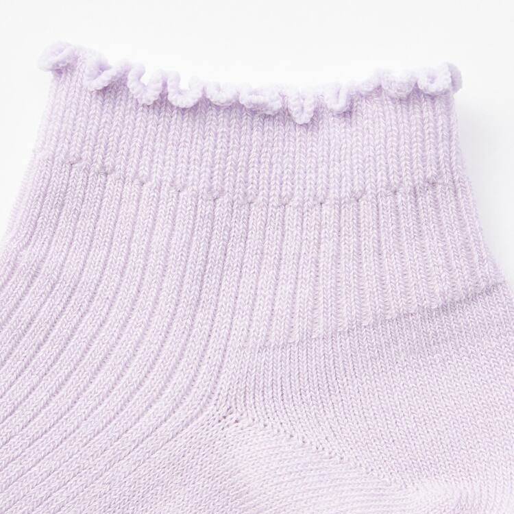 Uniqlo Rebrovaný Kratke (Three Pairs) Ponozky Detske Ruzove Zelene Siva | HFSCEO-829