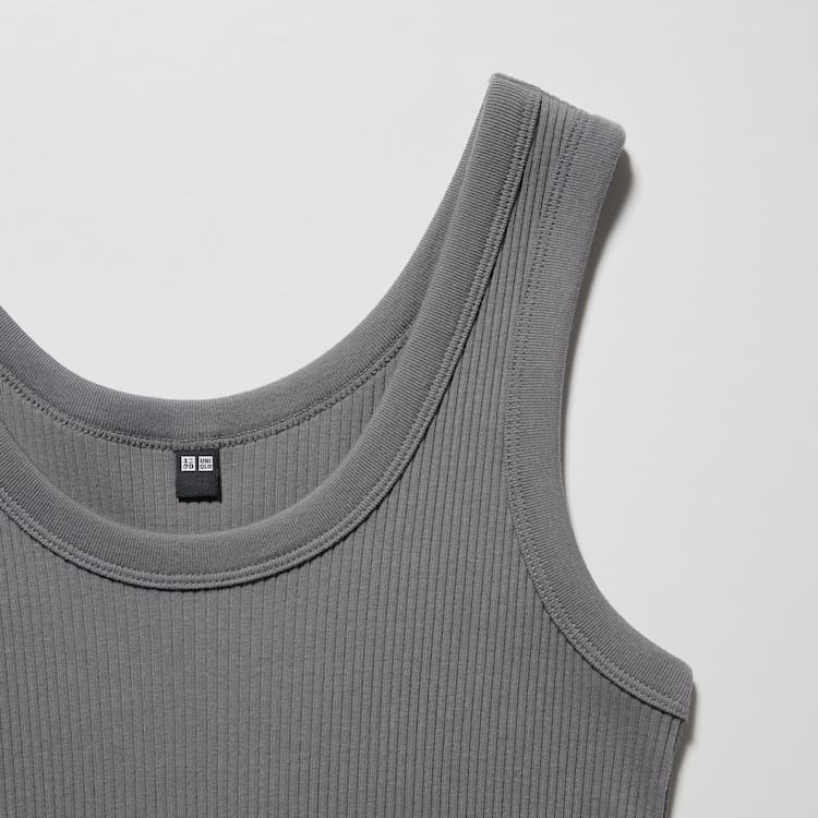 Uniqlo Rebrovaný Topy Damske Siva | NUEXPG-907