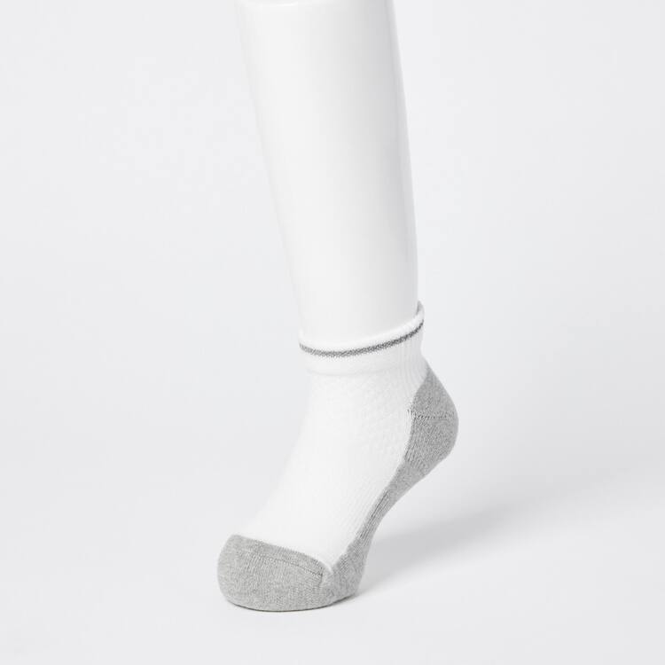 Uniqlo Reflect Kratke (Three Pairs) Ponozky Detske Siva Biele Čierne | FMUIOG-937