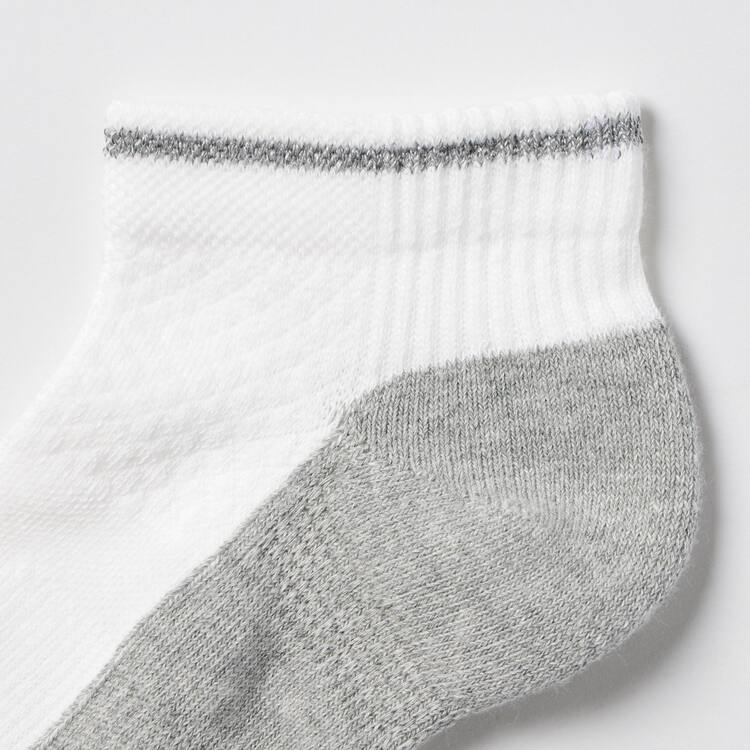 Uniqlo Reflect Kratke (Three Pairs) Ponozky Detske Siva Biele Čierne | FMUIOG-937