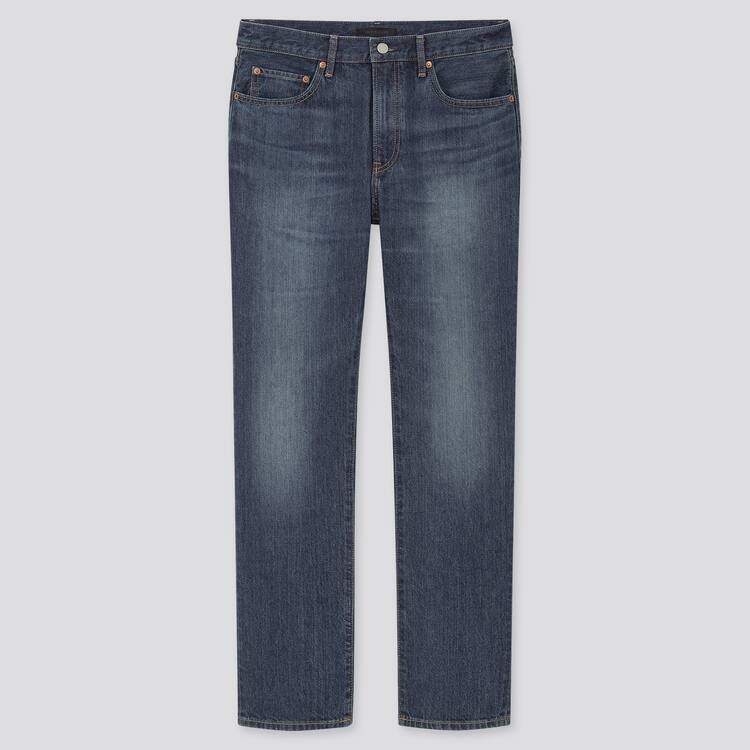 Uniqlo Regular Fit Rovno Leg (2020 Season) Džínsy Panske Modre | PEXYCR-917