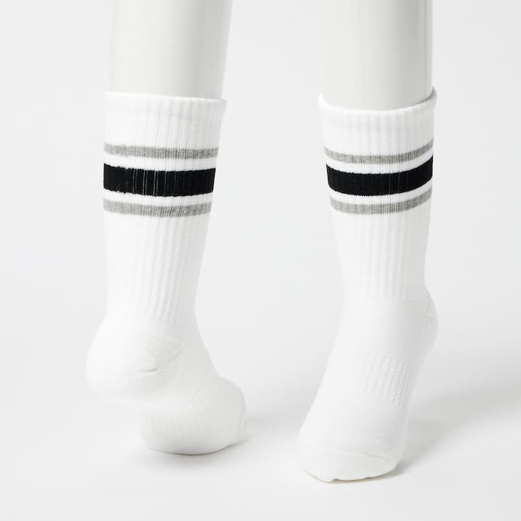 Uniqlo Regular (Three Pairs) Ponozky Detske Biele Čierne Siva | AQPTWC-739