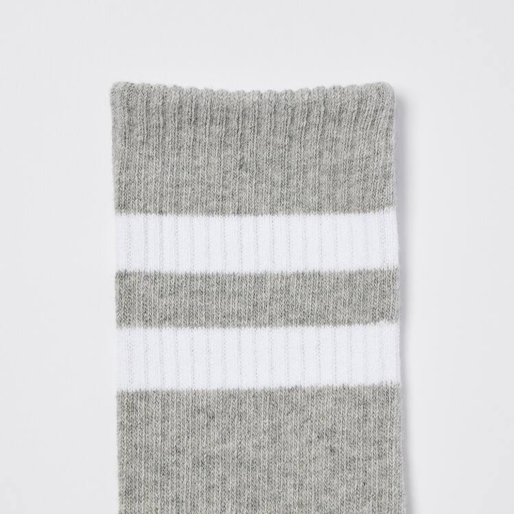 Uniqlo Regular (Three Pairs) Ponozky Detske Biele Čierne Siva | AQPTWC-739