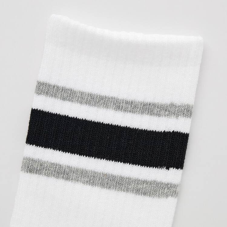 Uniqlo Regular (Three Pairs) Ponozky Detske Biele Siva Čierne | QHXTOB-632