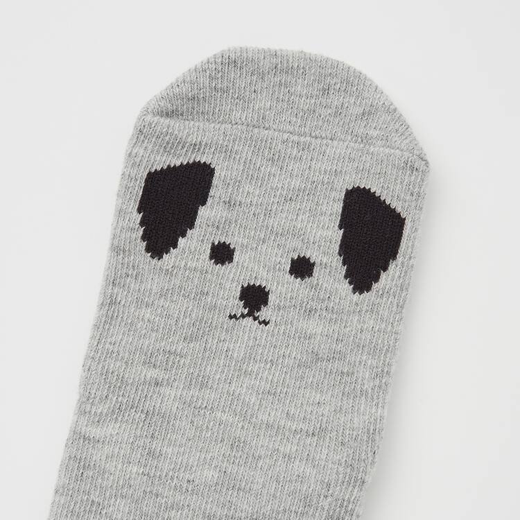 Uniqlo Regular (Two Pairs) Ponozky Pre Babatka Siva Biele | NZHBQV-281