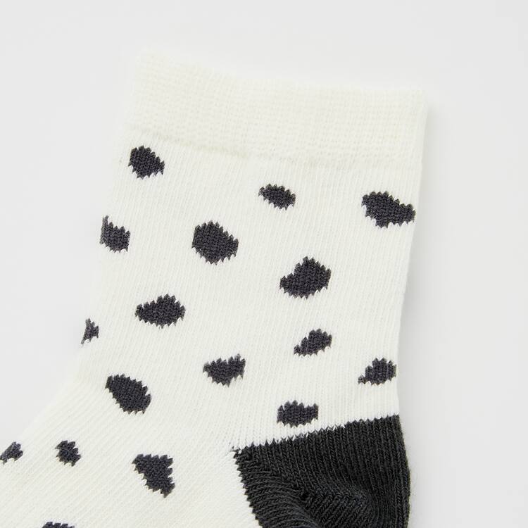 Uniqlo Regular (Two Pairs) Ponozky Pre Babatka Siva Biele | NZHBQV-281