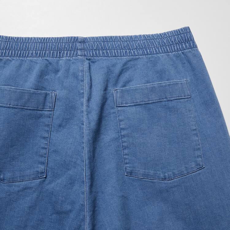 Uniqlo Relaxed Fit Ankle Length Nohavice Panske Modre | UJCAIZ-608
