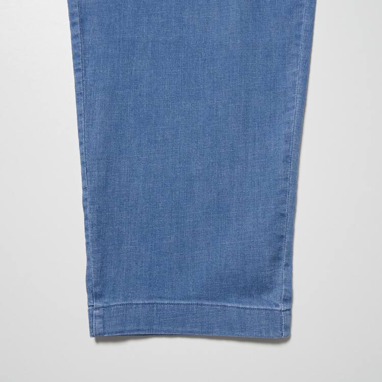 Uniqlo Relaxed Fit Ankle Length Nohavice Panske Modre | UJCAIZ-608
