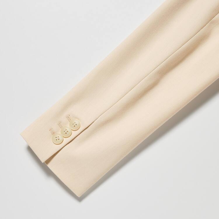 Uniqlo Relaxed Tailored Bundy Damske Béžové | NVJARH-843