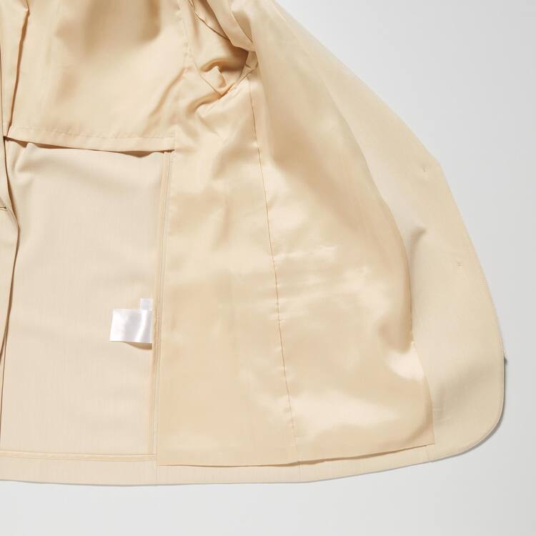 Uniqlo Relaxed Tailored Bundy Damske Béžové | NVJARH-843