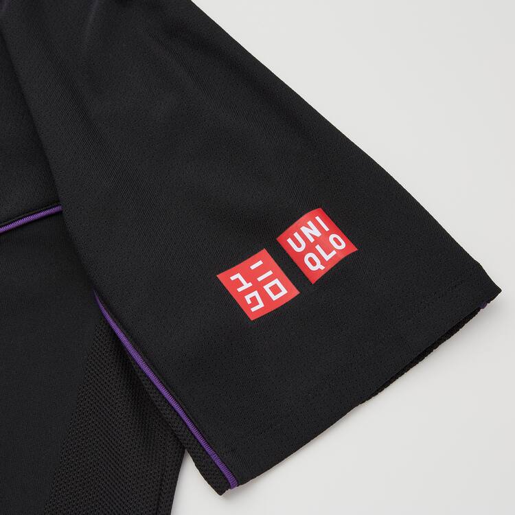 Uniqlo Roger Federer Dry-ex Us 2021 (2021 Season) Polokosele Panske Čierne | ATBJFS-520
