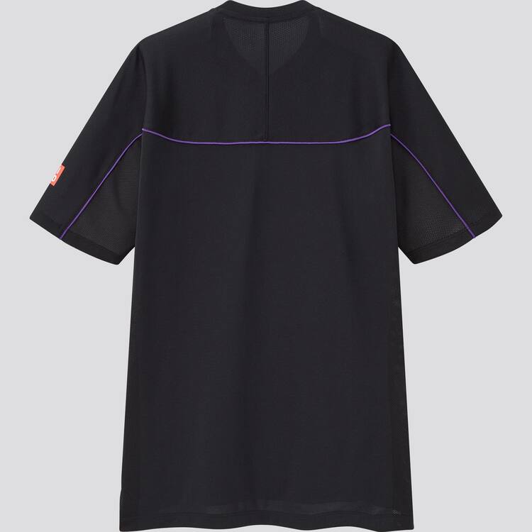 Uniqlo Roger Federer Dry-ex Us 2021 (2021 Season) Polokosele Panske Čierne | ATBJFS-520