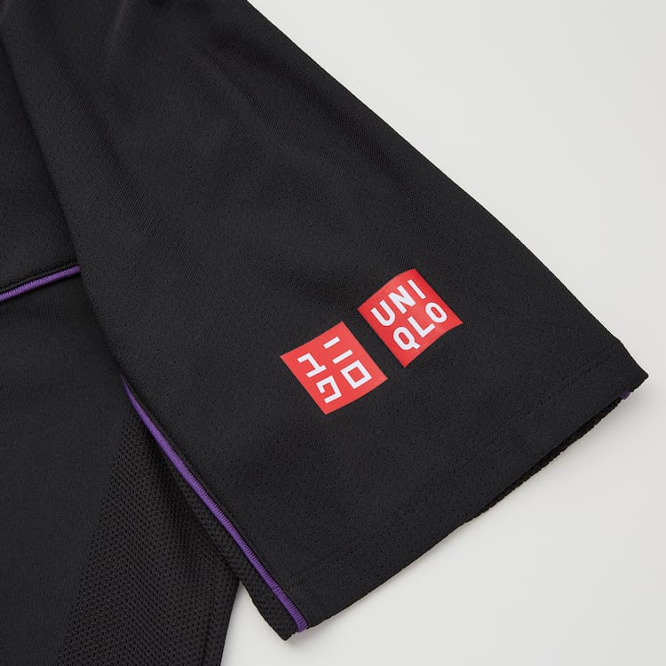 Uniqlo Roger Federer Dry-ex Us 2021 (2021 Season) Polokosele Panske Čierne | EPABGT-185
