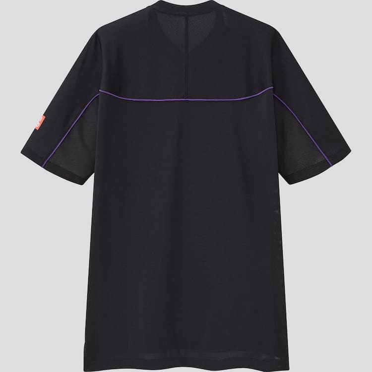 Uniqlo Roger Federer Dry-ex Us 2021 (2021 Season) Polokosele Panske Čierne | EPABGT-185