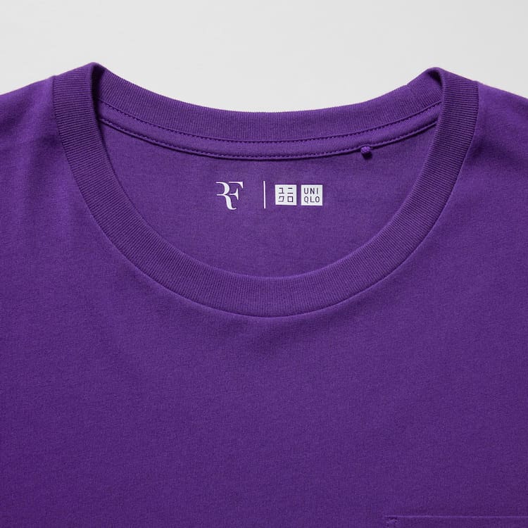 Uniqlo Roger Federer Rf Grafika Tricko Panske Nachový | XIYRCU-739