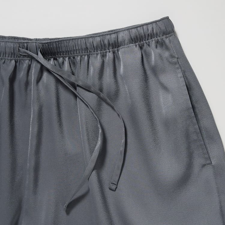 Uniqlo Satin Pajamas (Kratke Sleeve) Loungewear Damske Siva | QNPYLK-981