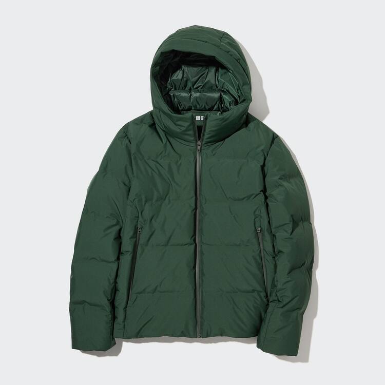 Uniqlo Seamless Down 3d Cut Parka Panske Tmavo Zelene | YZFIXO-319