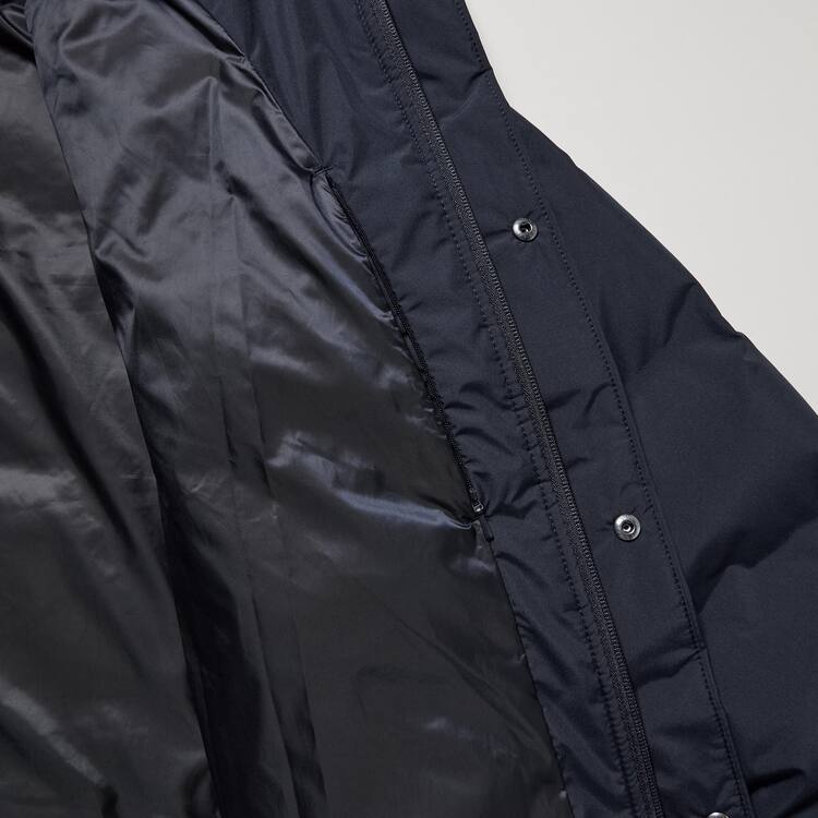 Uniqlo Seamless Down Long Kabáty Panske Čierne | OFHRSJ-604