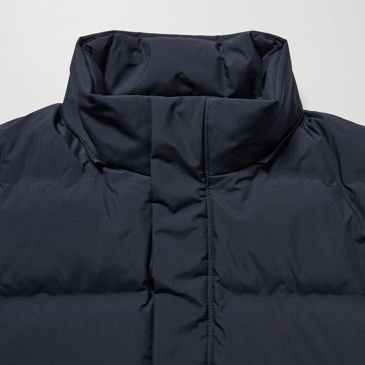 Uniqlo Seamless Down Long Kabáty Panske Čierne | OFHRSJ-604
