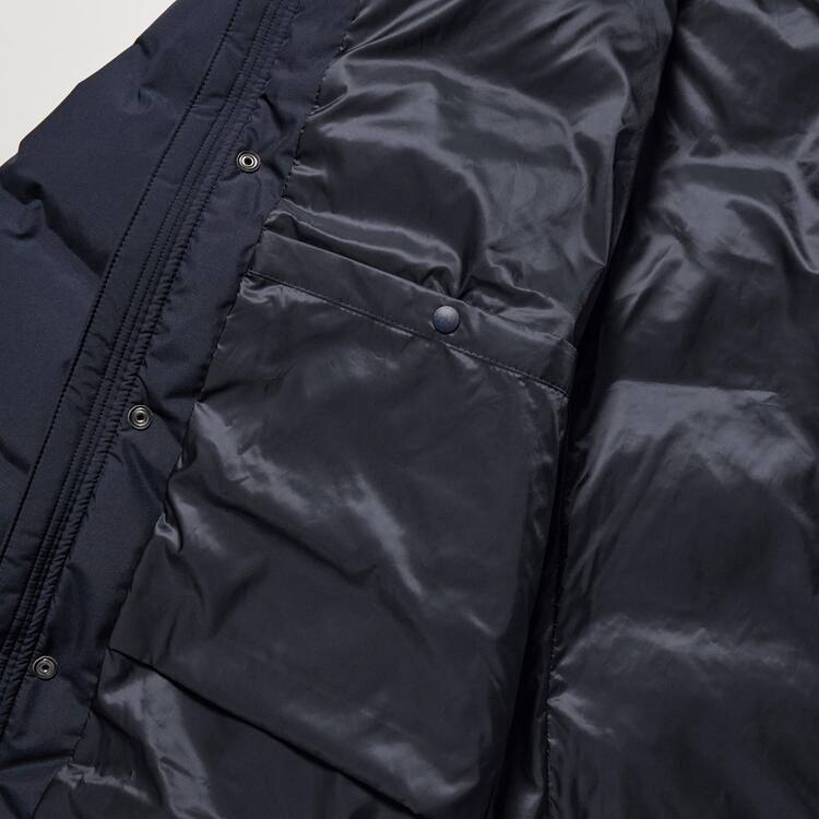 Uniqlo Seamless Down Long Kabáty Panske Čierne | OFHRSJ-604