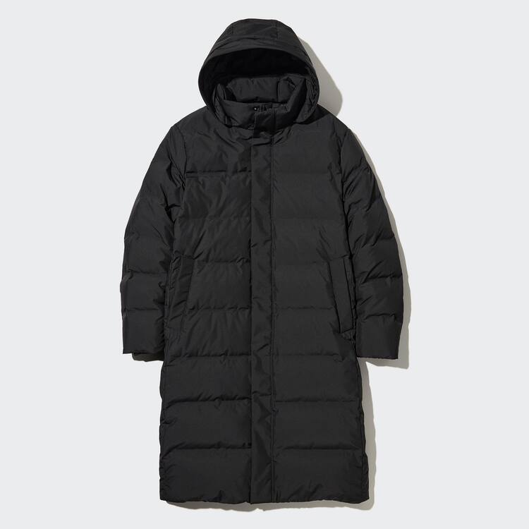 Uniqlo Seamless Down Long Kabáty Panske Čierne | OFHRSJ-604
