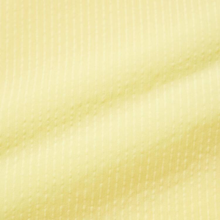 Uniqlo Seersucker Gathered Kratke Sleeved Saty Detske Žlté | VDARSF-096