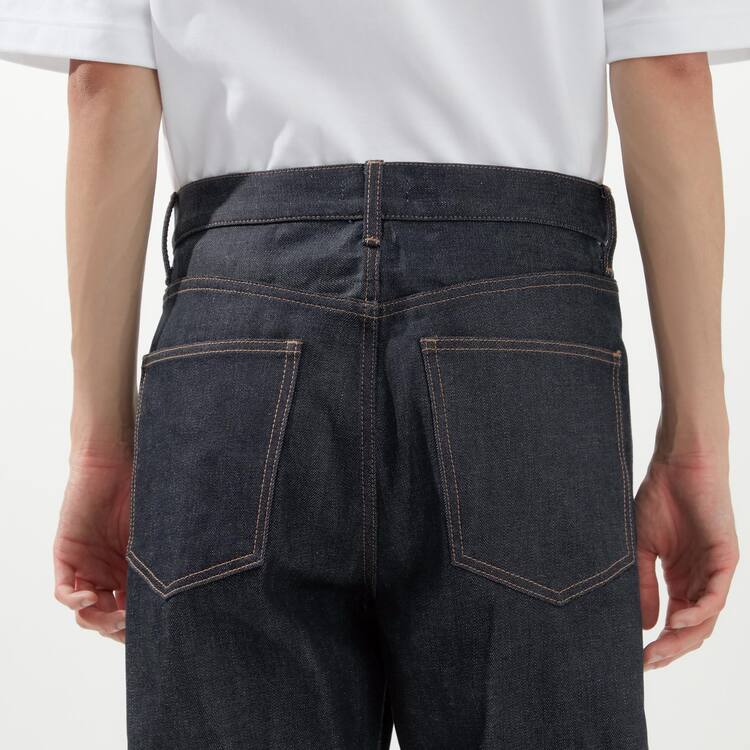 Uniqlo Selvedge Regular Fit Džínsy Panske Námornícka Modrá | PLIROE-624