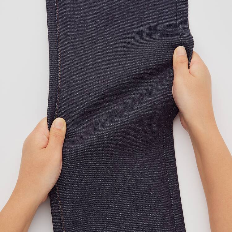 Uniqlo Selvedge Stretch Slim Fit (2021 Season) Džínsy Panske Námornícka Modrá | PJVOUK-684