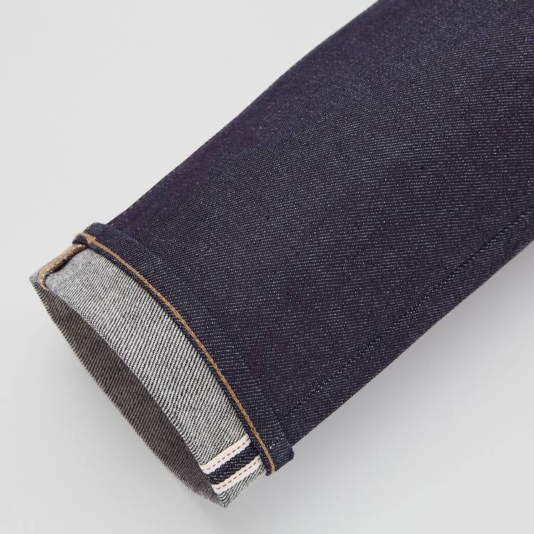 Uniqlo Selvedge Stretch Slim Fit (2021 Season) Džínsy Panske Námornícka Modrá | PJVOUK-684