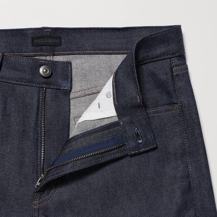 Uniqlo Selvedge Stretch Slim Fit Džínsy Panske Námornícka Modrá | HCGMKV-846